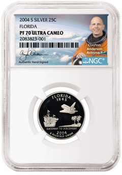 Astronaut Clayton Anderson to Autograph NGC Labels