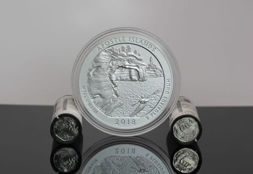 Apostle Islands National Lakeshore quarters and 5-ounce silver coin