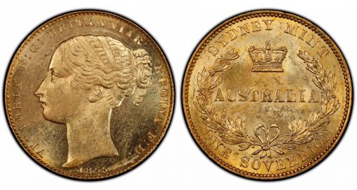 Australia 1855 Sovereign