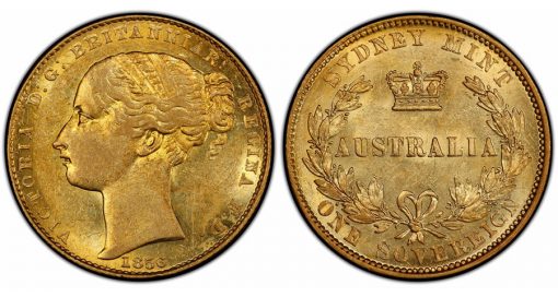 Australia 1856 Sovereign