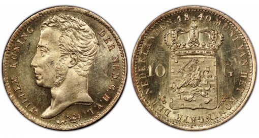 Netherlands 1840 10 Gulden