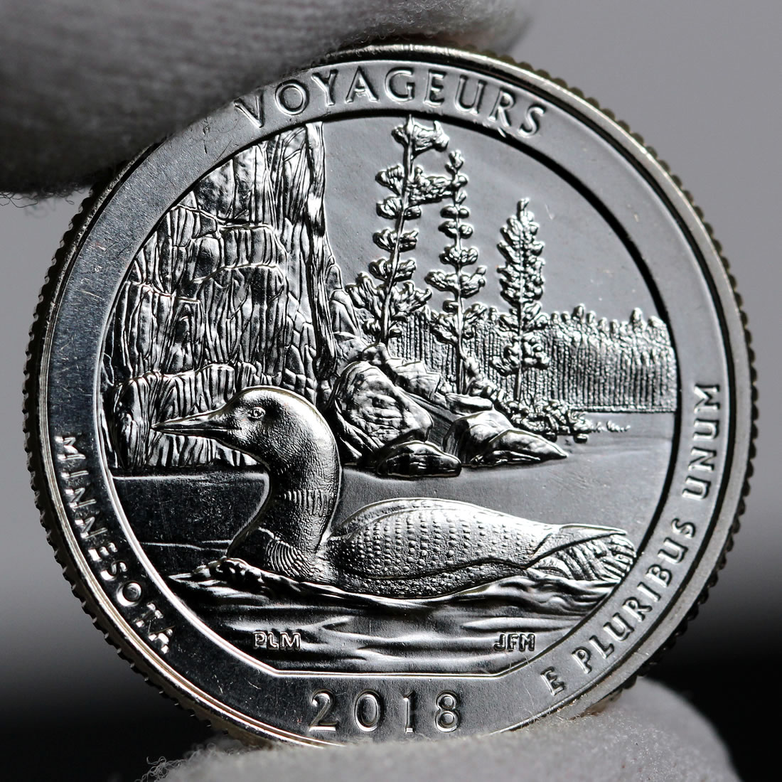 Williams and Clark Voyageurs National Park Coin Lapel Pin Uncirculated U.S Quarter 2018 Tie Pin 