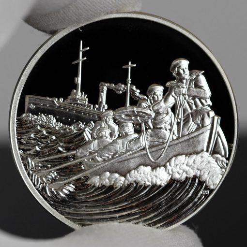 Photo of World War I Centennial 2018 Coast Guard Silver Medal - Obverse-a