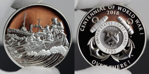 World War I Centennial 2018 Coast Guard Silver Medal Photos