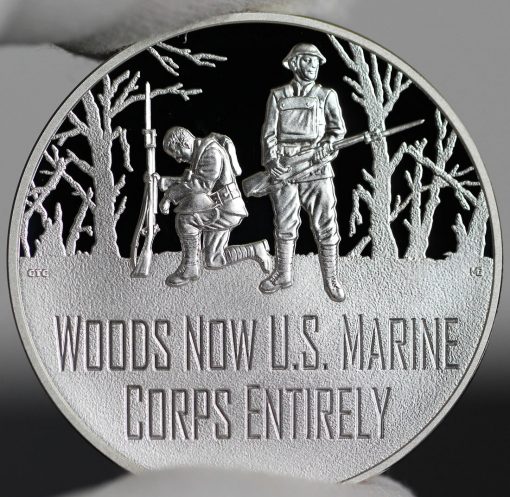 Photo of World War I Centennial 2018 Marine Corps Silver Medal - Obverse
