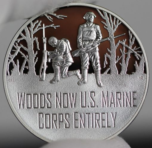 Photo of World War I Centennial 2018 Marine Corps Silver Medal - Obverse-a