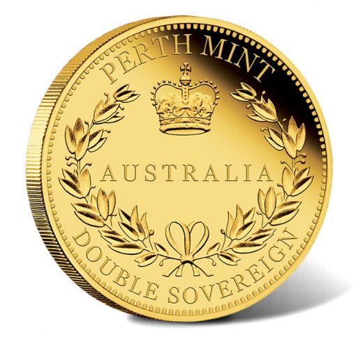 2018 $50 Australia Double Sovereign Gold Proof Coin - Reverse