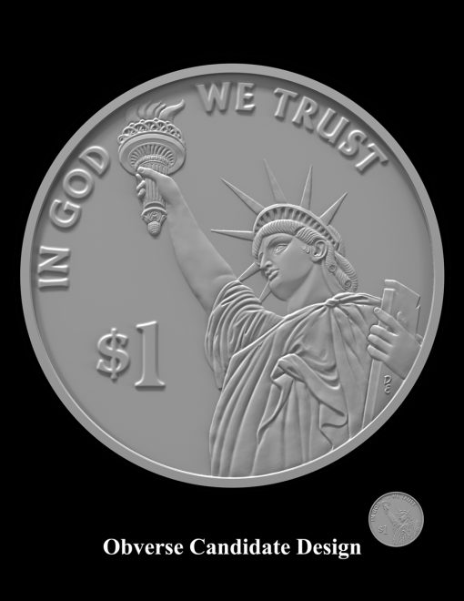 American Innovation $1 Coin Design Candidate AI-Obverse
