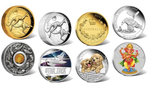 Perth Mint of Australia collector coins for July 2018