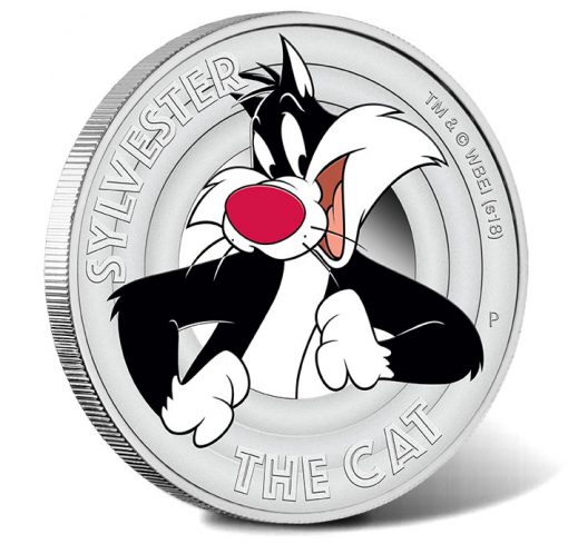 2018 Looney Tunes - Sylvester 1/2oz Silver Proof Coin