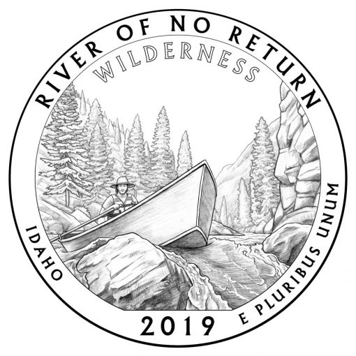 Frank Church River of No Return Wilderness Quarter and Coin Design