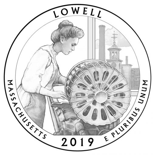 Lowell National Historical Park Quarter and Coin Design