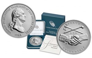 George Washington & John Adams Presidential Silver Medals Pricing and Images