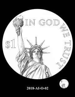 American Innovation $1 Coin Design Candidate 2018-AI-O-02