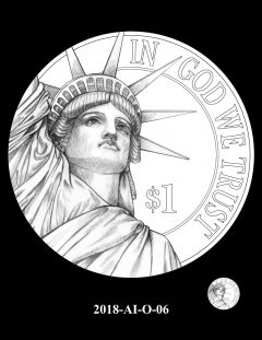American Innovation $1 Coin Design Candidate 2018-AI-O-06