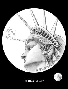 American Innovation $1 Coin Design Candidate 2018-AI-O-07