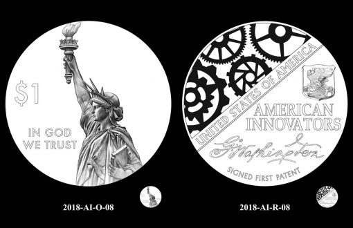 CCAC Recommended designs for the 2018 American Innovation $1 Coin