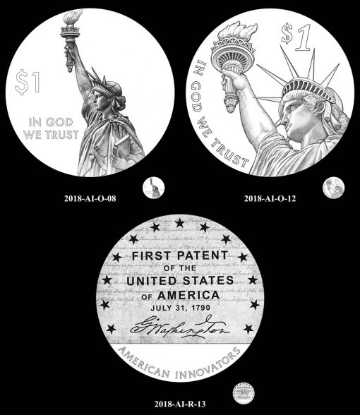 CFA Recommended designs for the 2018 American Innovation $1 Coin