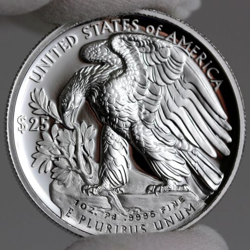 2018-W $25 Proof American Palladium Eagle - Reverse,b