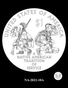 2021 Native American $1 Coin Candidate Design NA-2021-10A