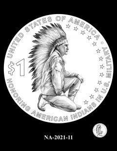 2021 Native American $1 Coin Candidate Design NA-2021-11