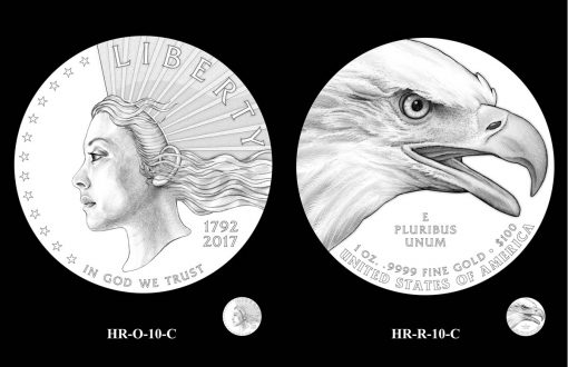 CCAC Recommended Designs for the 2019 American Liberty Gold Coin and Silver Medal