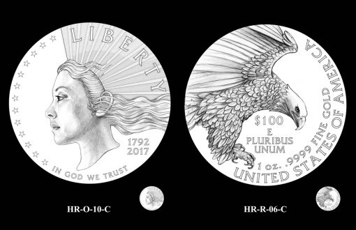 CFA Recommended Designs for the 2019 American Liberty Gold Coin and Silver Medal