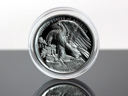 Photo, Reverse 2018-W $25 Proof American Palladium Eagle