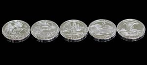 Ten-Coin Set of Circulating 2018 America the Beautiful Quarters