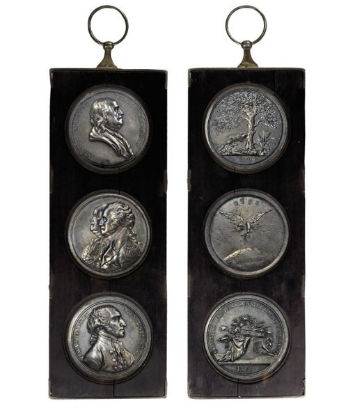 1805 Trio of "History of the Revolution" Silver Medals