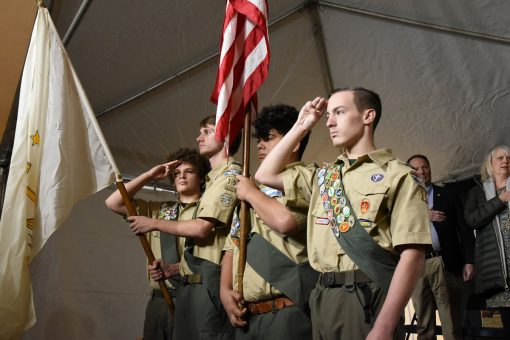Members of Boy Scout Troop #15