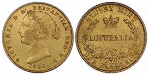 PCGS Authenticates Unique 1868/6 Australia Overdate Sovereign