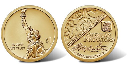 2018 Uncirculated American Innovation $1 Coin - obverse and reverse