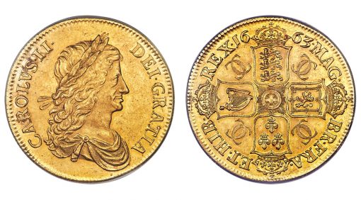 1663 Charles II gold Proof Pattern Crown