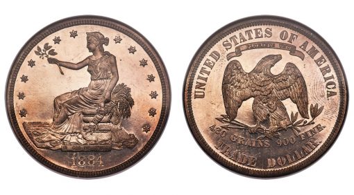 1884 Trade dollar