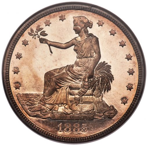 1885 Trade Dollar - obverse