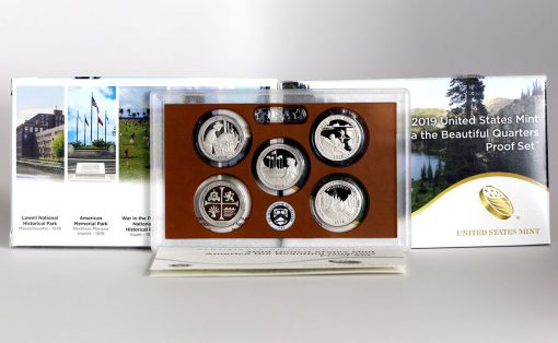 Photo of 2019 America the Beautiful Quarters Proof Set, Packaing, Lens and Cert