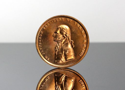 Thomas Jefferson Presidential Bronze Medal - Obverse