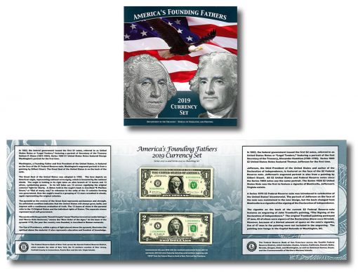 2019 America's Founding Fathers Currency Set
