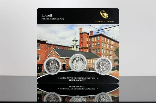 Photo of Lowell National Historical Park Quarter Three-Coin Set