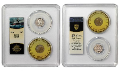 SSCA dime in PCGS holder