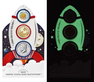U.S. Mint Launches Glow-In-The-Dark Rocketship For Young Collectors