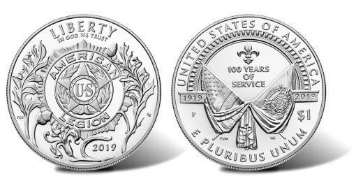 2019-P Proof American Legion 100th Anniversary Silver Dollar