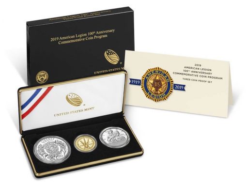 American Legion 100th Anniversary 2019 Three-Coin Proof Set