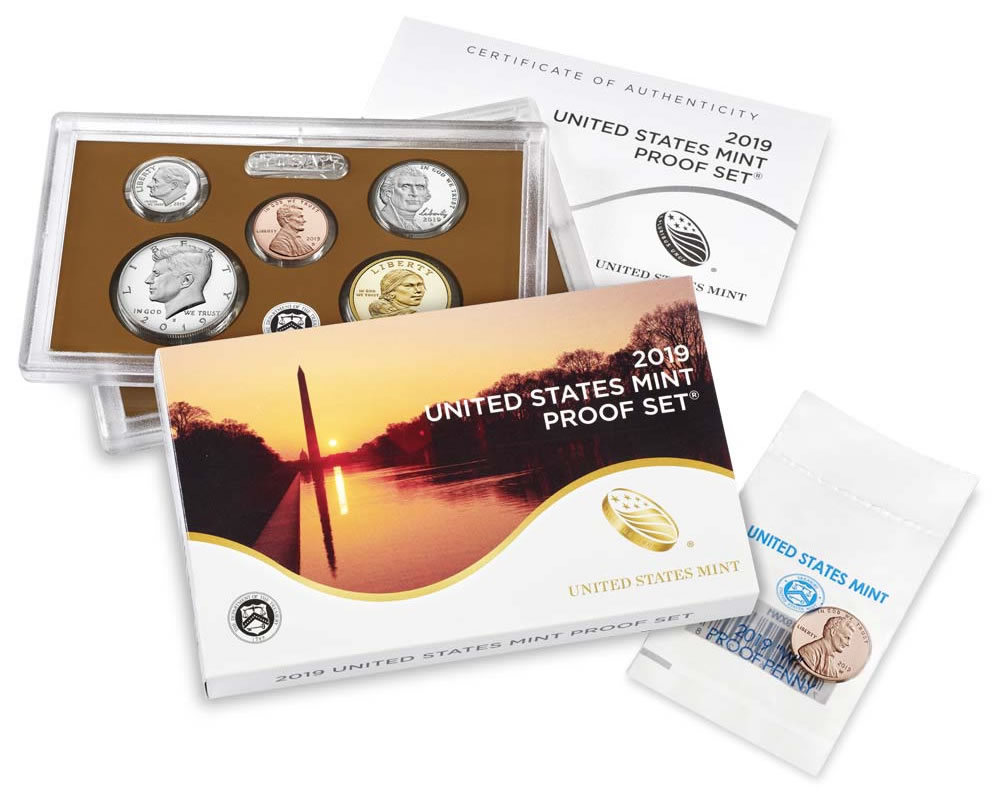 No W Cent 2019 US Mint Annual Uncirculated Coin Set Same Day Shipping!!