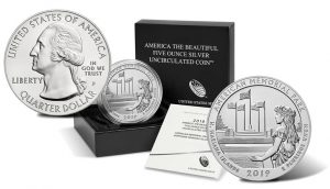 2019-P American Memorial Park 5 Oz Silver Uncirculated Coin Released
