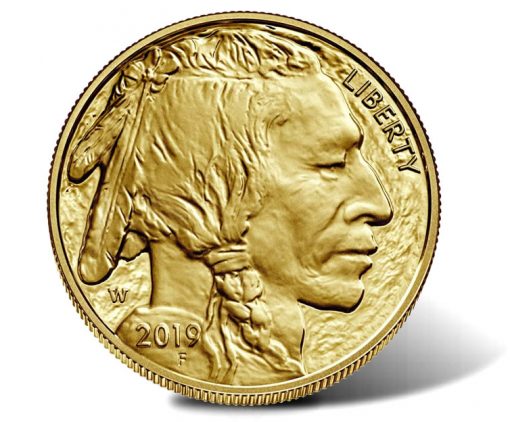 2019-W $50 Proof American Buffalo Gold Coin - Obverse