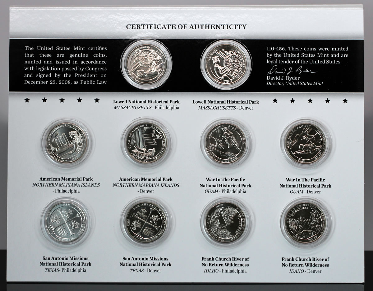 2019 P & D DIMES 1 Denver and 1 Philadelphia FROM UNCIRCULATED SETS 