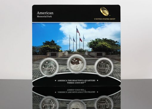 Photo of American Memorial Park Quarter Three-Coin Set
