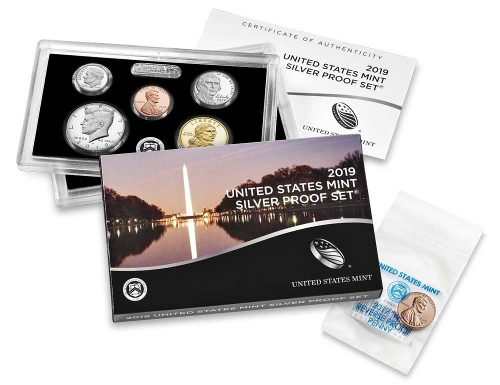 2019 US Mint Proof Set 10 Coin Mint  No extra W Penny In Stock 